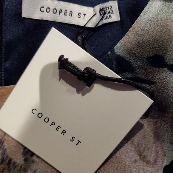 COOPER ST Triton Shark Bite Ruffle Hem Dress 8 NWT - Picture 7 of 7